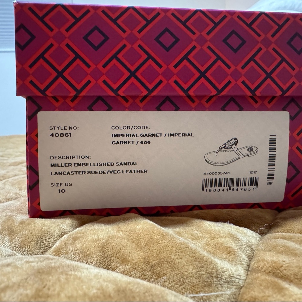 Tory Burch Millers: Imperial Garnet Size 10